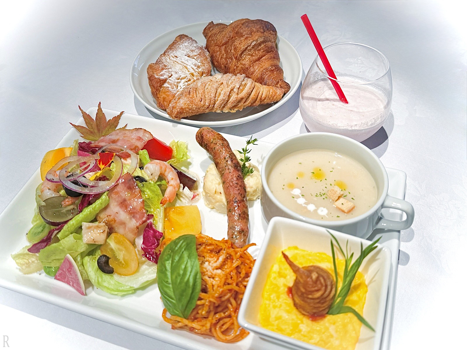 フォレストテラスの朝食プレート